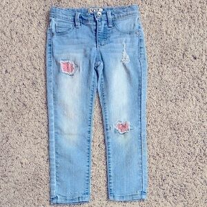 SQZ 5T Distressed Light Blue Jeans